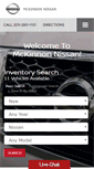 Mobile Screenshot of mckinnonnissan.com