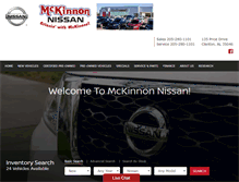 Tablet Screenshot of mckinnonnissan.com